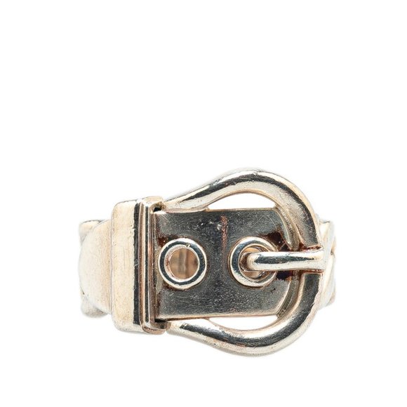 Hermes Boucle Cellier Ring SV925 Silver Men's HERMES - Picture 1 of 6